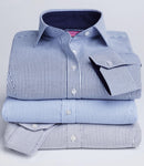 Brook Taverner Ladies Mirabel Long Sleeve Stretch Oxford Shirt-2