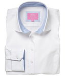 Brook Taverner Ladies Mirabel Long Sleeve Stretch Oxford Shirt-6