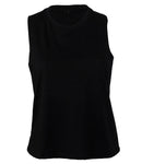Bella Ladies Racer Back Cropped Tank Top-7