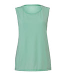 Bella Ladies Flowy Scoop Muscle Tank Top-6