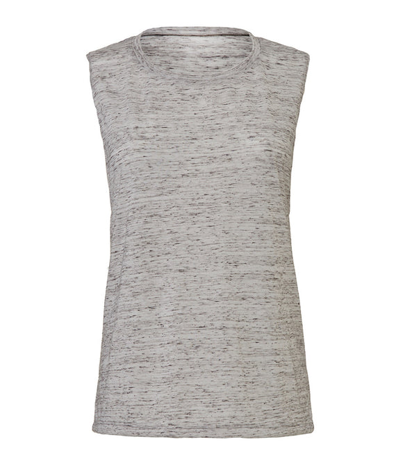 Bella Ladies Flowy Scoop Muscle Tank Top