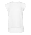 Bella Ladies Flowy Rolled Cuff Muscle T-Shirt-8
