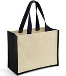 Brand Lab Jute and Canvas Shopper-3