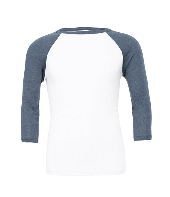 Canvas Unisex 3/4 Sleeve Baseball T-Shirt