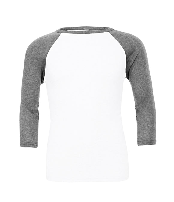Canvas Unisex 3/4 Sleeve Baseball T-Shirt