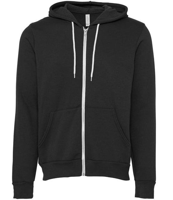 Canvas Unisex Full Zip Hoodie