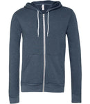 Canvas Unisex Full Zip Hoodie-13