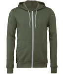 Canvas Unisex Full Zip Hoodie-5