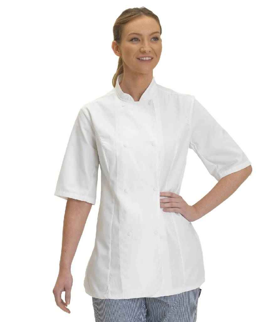 Dennys Long Sleeve Press Stud Chef's Jacket