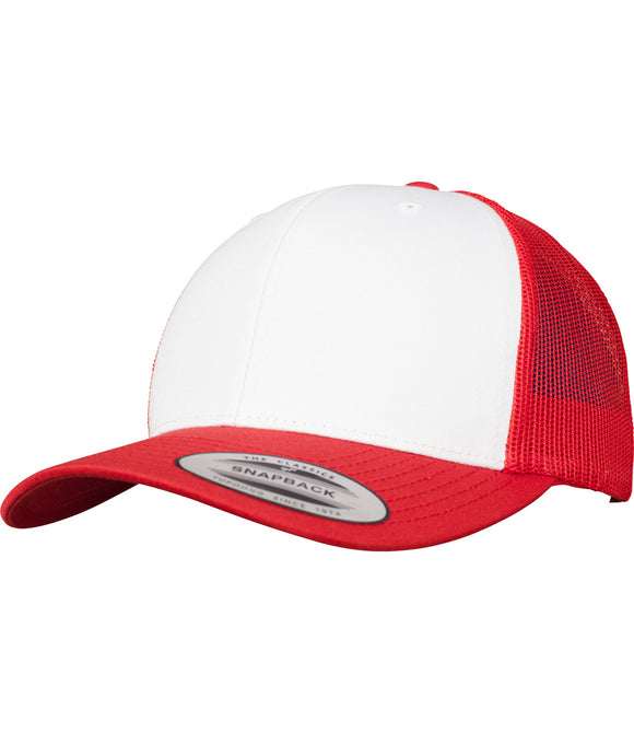 Flexfit Retro Coloured Front Trucker Cap