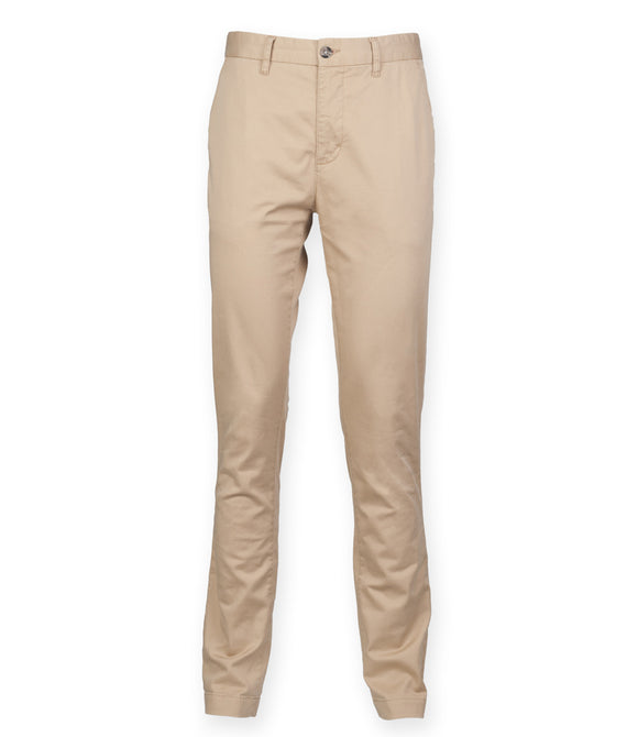 Front Row Ladies Stretch Chino Trousers