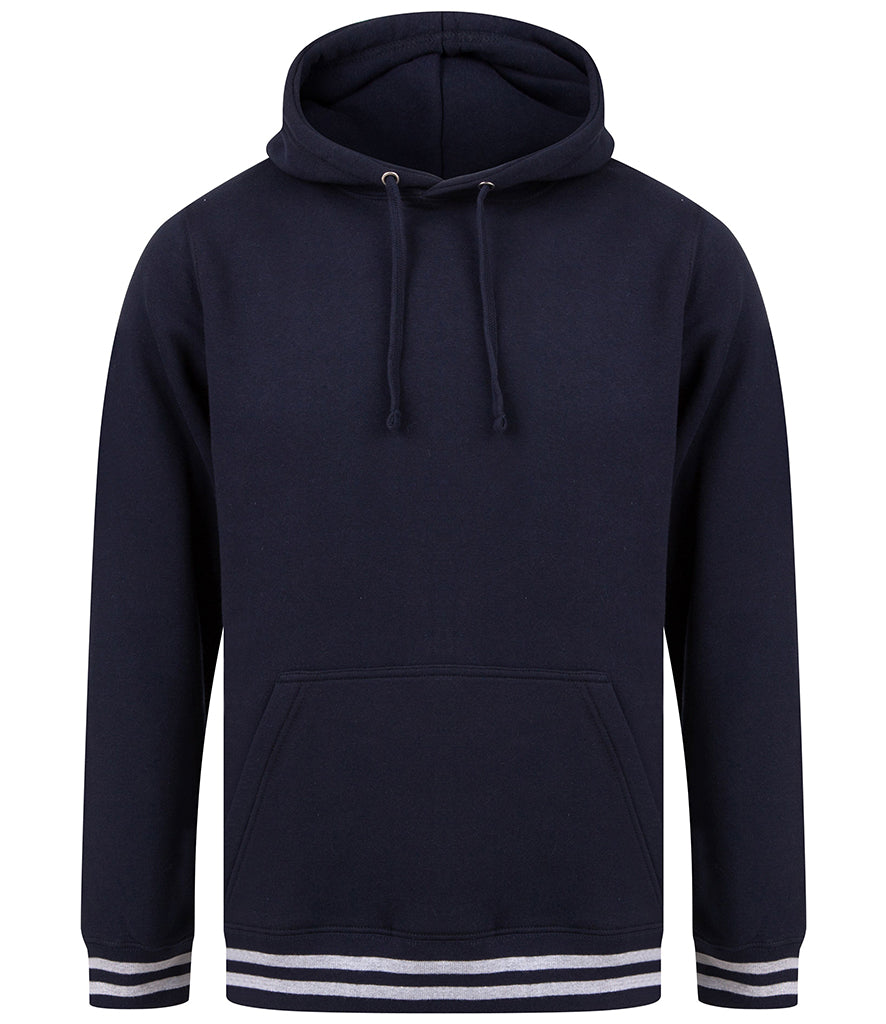 Front Row Unisex Striped Cuff Hoodie