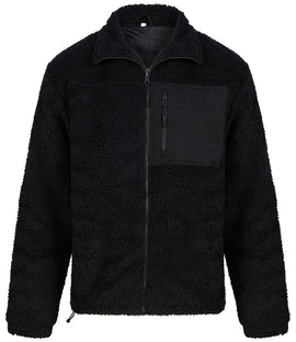 Front Row Recycled Sherpa Fleece Jacket