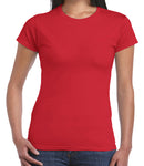 Gildan SoftStyle Ladies Fitted Ringspun T-Shirt-16