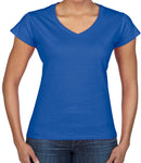 Gildan SoftStyle Ladies V Neck T-Shirt-9