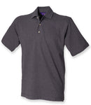 Henbury Classic Heavy Cotton Piqué Polo Shirt-5