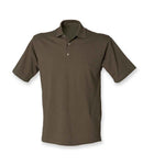 Henbury Classic Heavy Cotton Piqué Polo Shirt-8