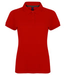 Henbury Ladies Modern Fit Cotton Pique Polo Shirt-5