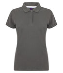 Henbury Ladies Modern Fit Cotton Pique Polo Shirt-8