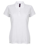 Henbury Ladies Modern Fit Cotton Pique Polo Shirt-9