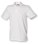 Henbury Unisex Stretch Cotton Pique Polo Shirt-6