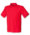 Henbury Heavy Poly/Cotton Piqué Polo Shirt-5