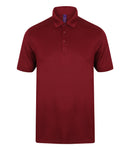 Henbury Slim Fit Stretch Microfine Piqué Polo Shirt-6