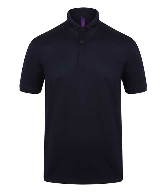 Henbury Slim Fit Stretch Microfine Piqué Polo Shirt