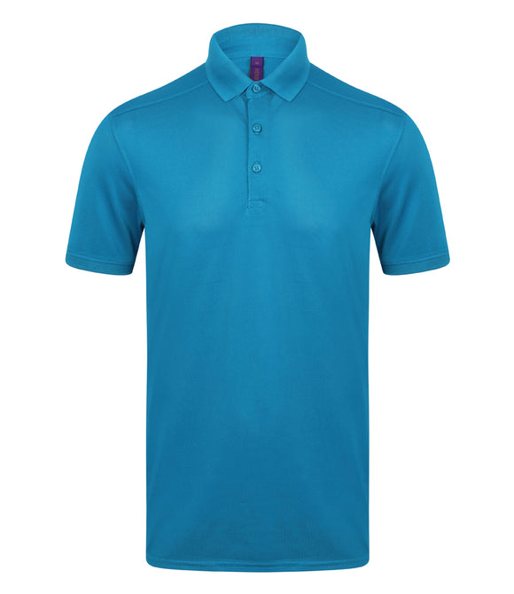 Henbury Slim Fit Stretch Microfine Piqué Polo Shirt