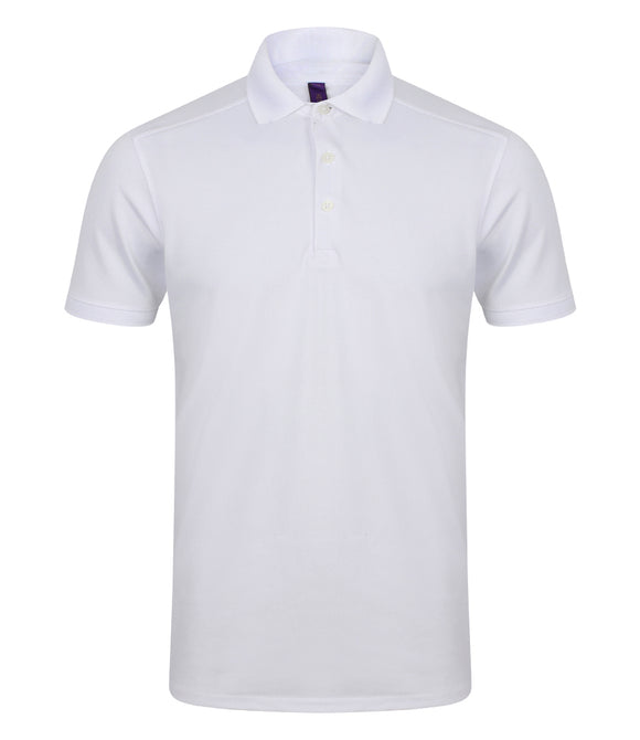 Henbury Slim Fit Stretch Microfine Piqué Polo Shirt