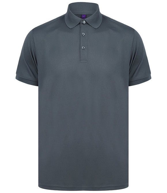 Henbury Recycled Polyester Piqué Polo Shirt