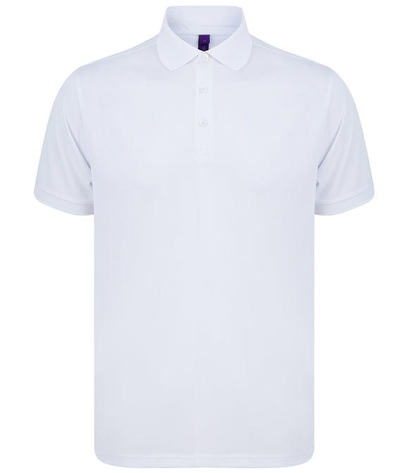 Henbury Recycled Polyester Piqué Polo Shirt