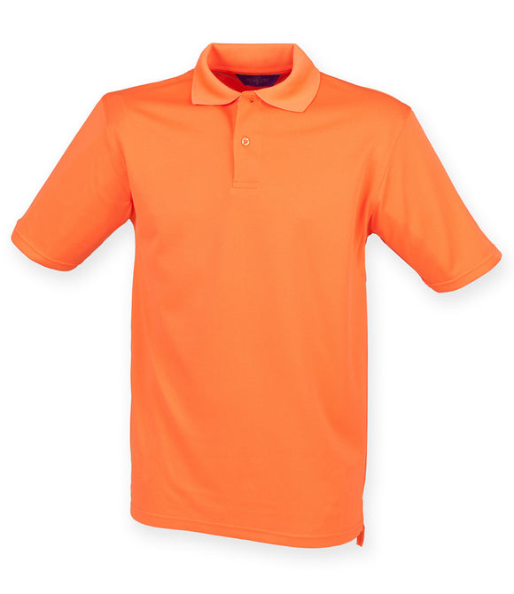 Henbury Coolplus Wicking Piqué Polo Shirt