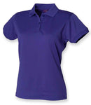 Henbury Ladies Coolplus Wicking Pique Polo Shirt-7