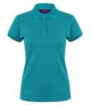 Henbury Ladies Coolplus Wicking Pique Polo Shirt-4