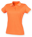 Henbury Ladies Coolplus Wicking Pique Polo Shirt-5