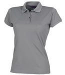 Henbury Ladies Coolplus Wicking Pique Polo Shirt-9