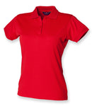 Henbury Ladies Coolplus Wicking Pique Polo Shirt-10