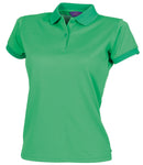 Henbury Ladies Coolplus Wicking Pique Polo Shirt-14