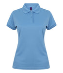 Henbury Ladies Coolplus Wicking Pique Polo Shirt-5