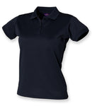Henbury Ladies Coolplus Wicking Pique Polo Shirt-6
