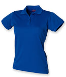 Henbury Ladies Coolplus Wicking Pique Polo Shirt-10