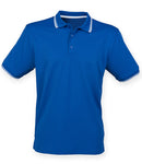 Henbury Coolplus Tipped Polo Shirt-7