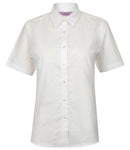 Henbury Ladies Short Sleeve Classic Oxford Shirt-5