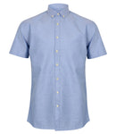 Henbury Modern Short Sleeve Regular Fit Oxford Shirt-5