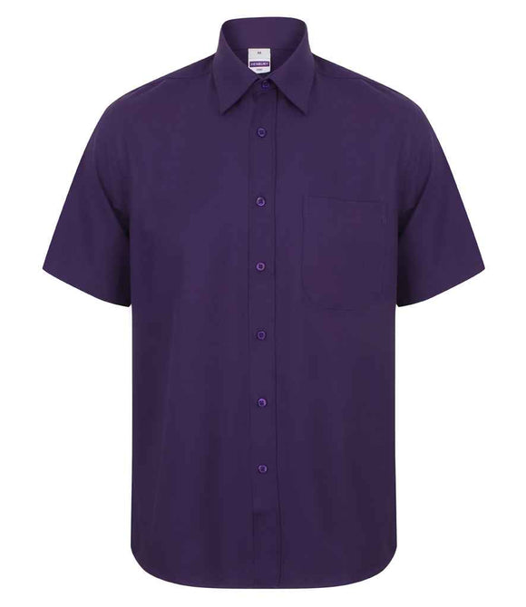 Henbury Short Sleeve Wicking Shirt