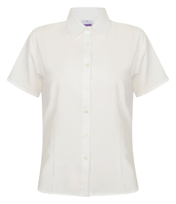 Henbury Ladies Short Sleeve Wicking Shirt