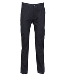 Henbury 65/35 Flat Fronted Chino Trousers-3
