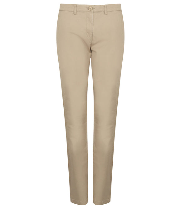Henbury Ladies Stretch Chino Trousers