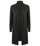 Henbury Ladies Longline Open Cardigan-7